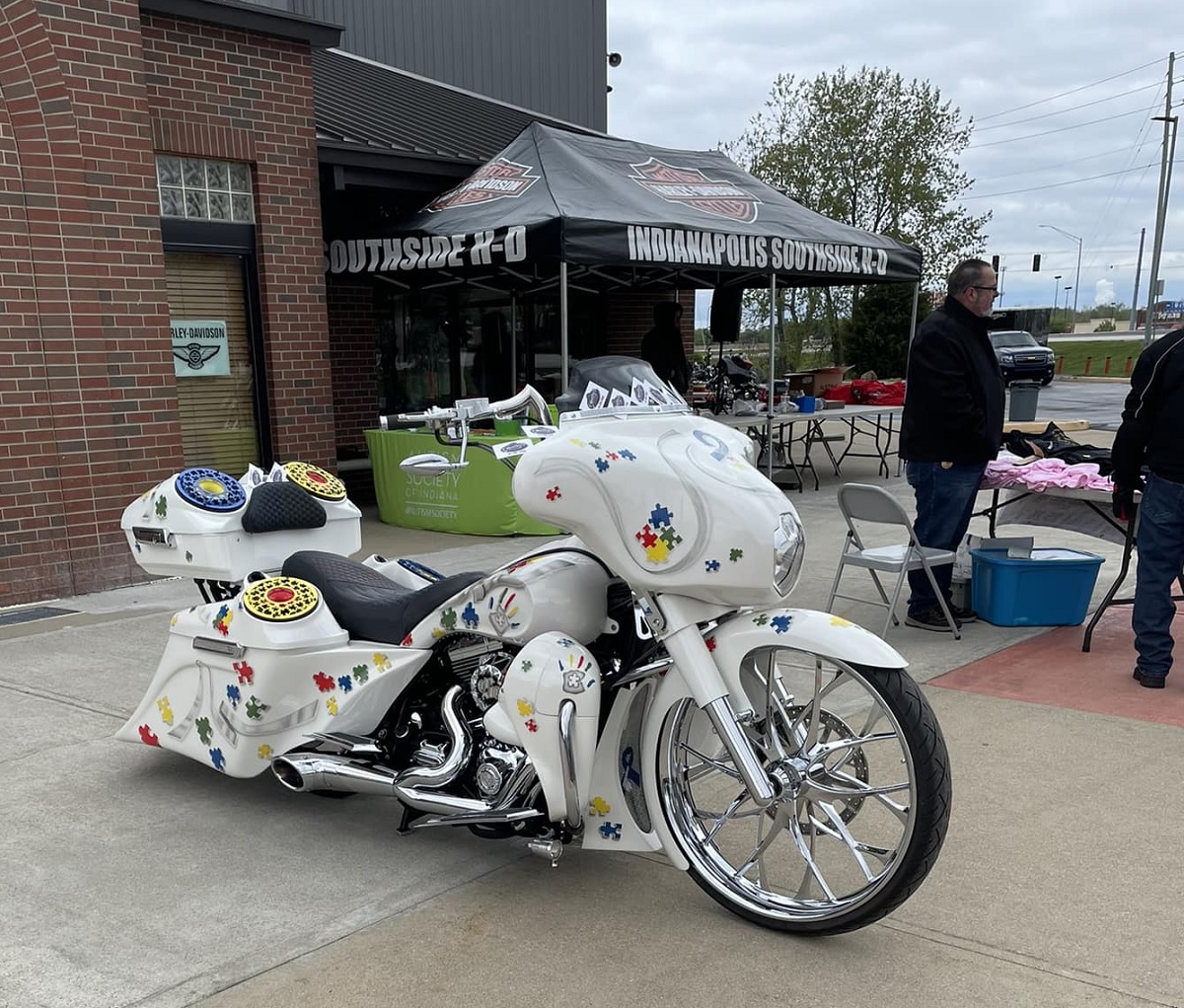 Ride with Indiana Widows Sons at Indianapolis Southside Harley-Davidson, promoting Autism Awareness